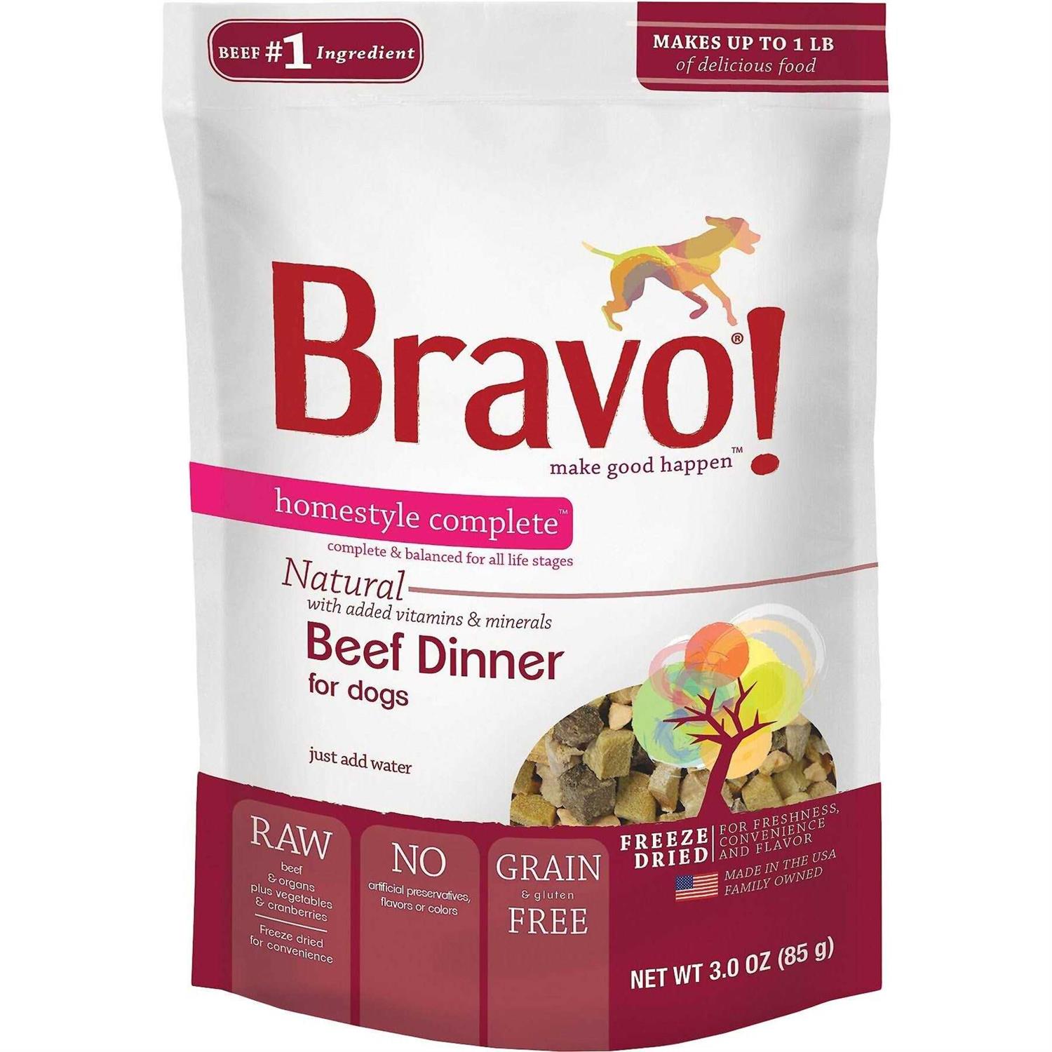 Bravo! Freeze Dried Homestyle Complete Beef Dinner Food - Healthber