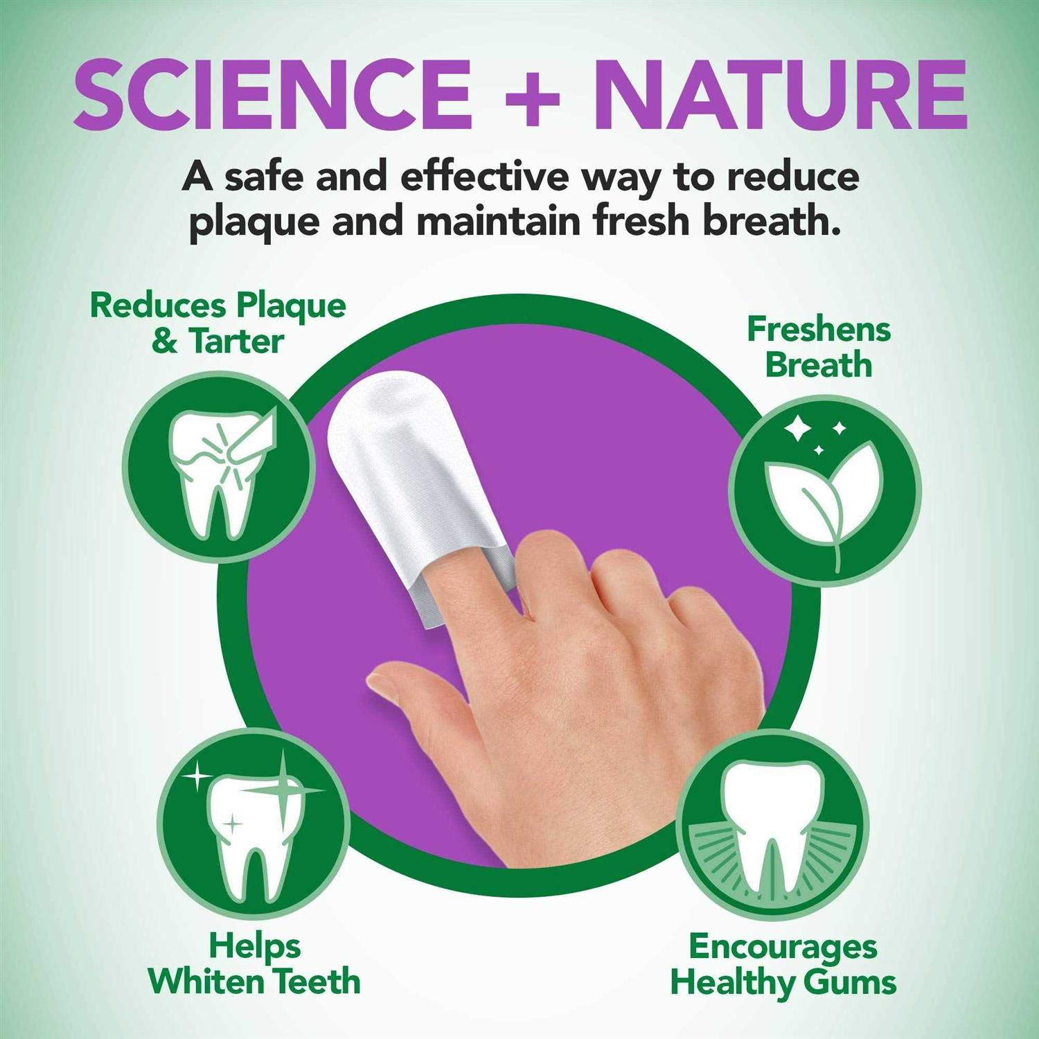 Vet’s Best Dental Care Finger Wipes for Dogs & Cats - Healthber