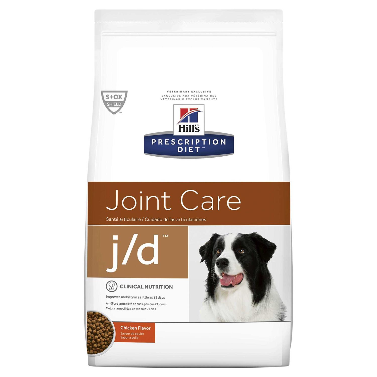 Hill’s Prescription Diet j/d Joint Care Chicken Flavor Dry Dog Food - Healthber