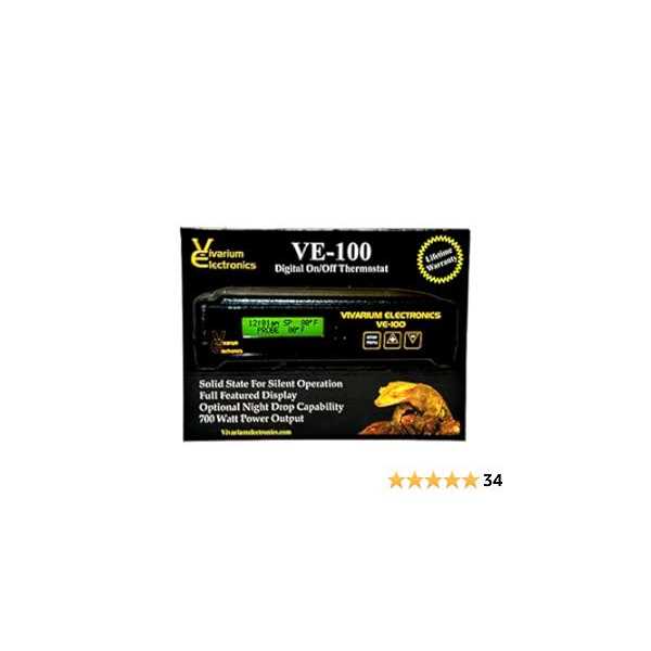 Reptile Basics Vivarium Electronics VE-100 Thermostat - Healthber