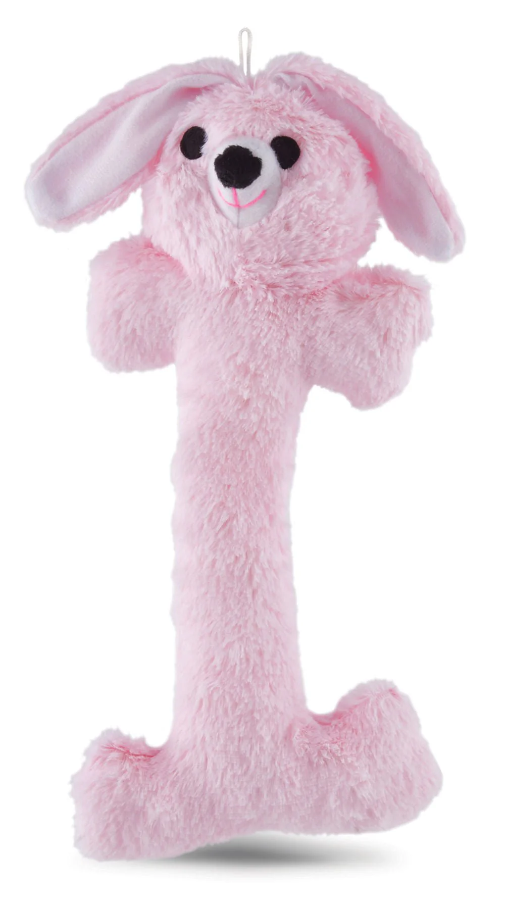 Plush Bunny Bone Dog Toys with Squeakers, 14