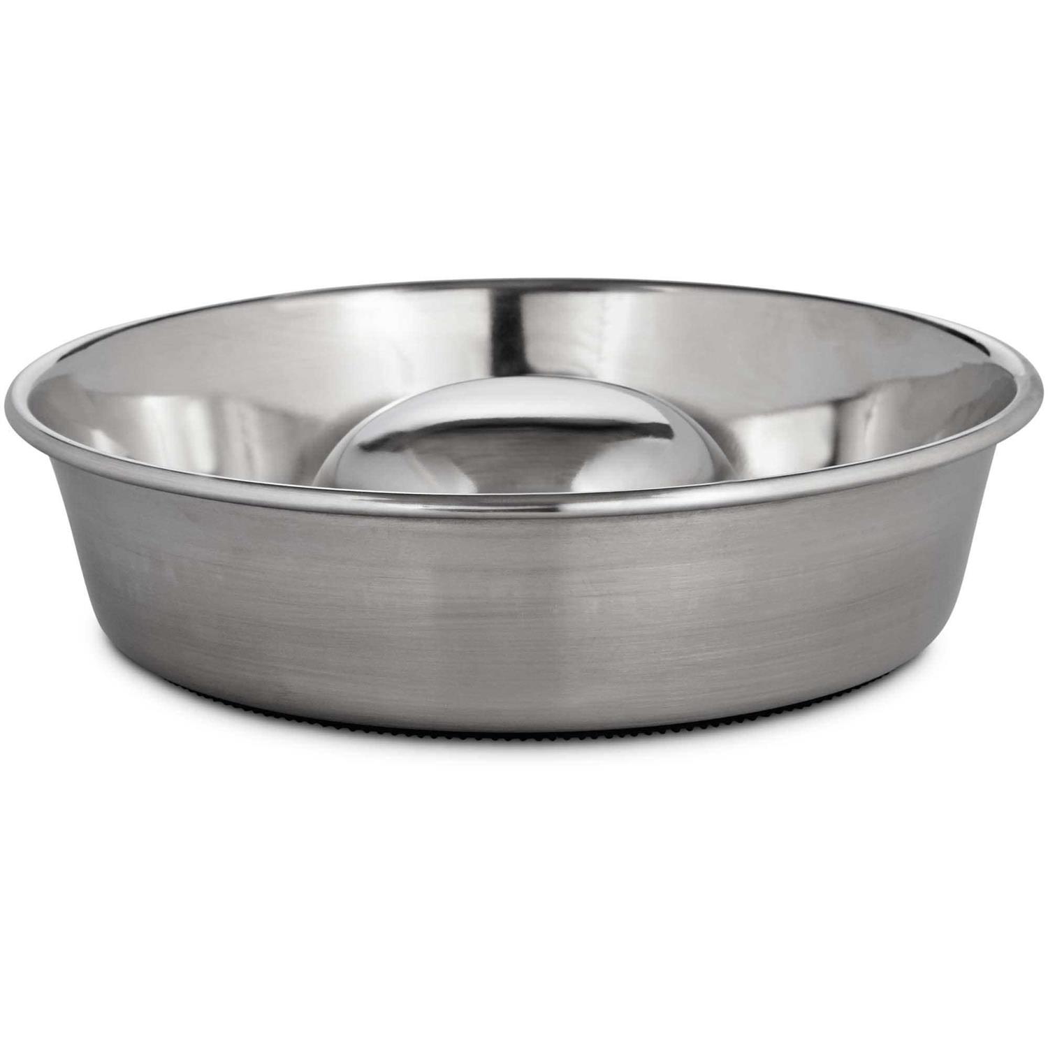 EveryYay Take it Slow Stainless Steel Dog Feeder - Healthber