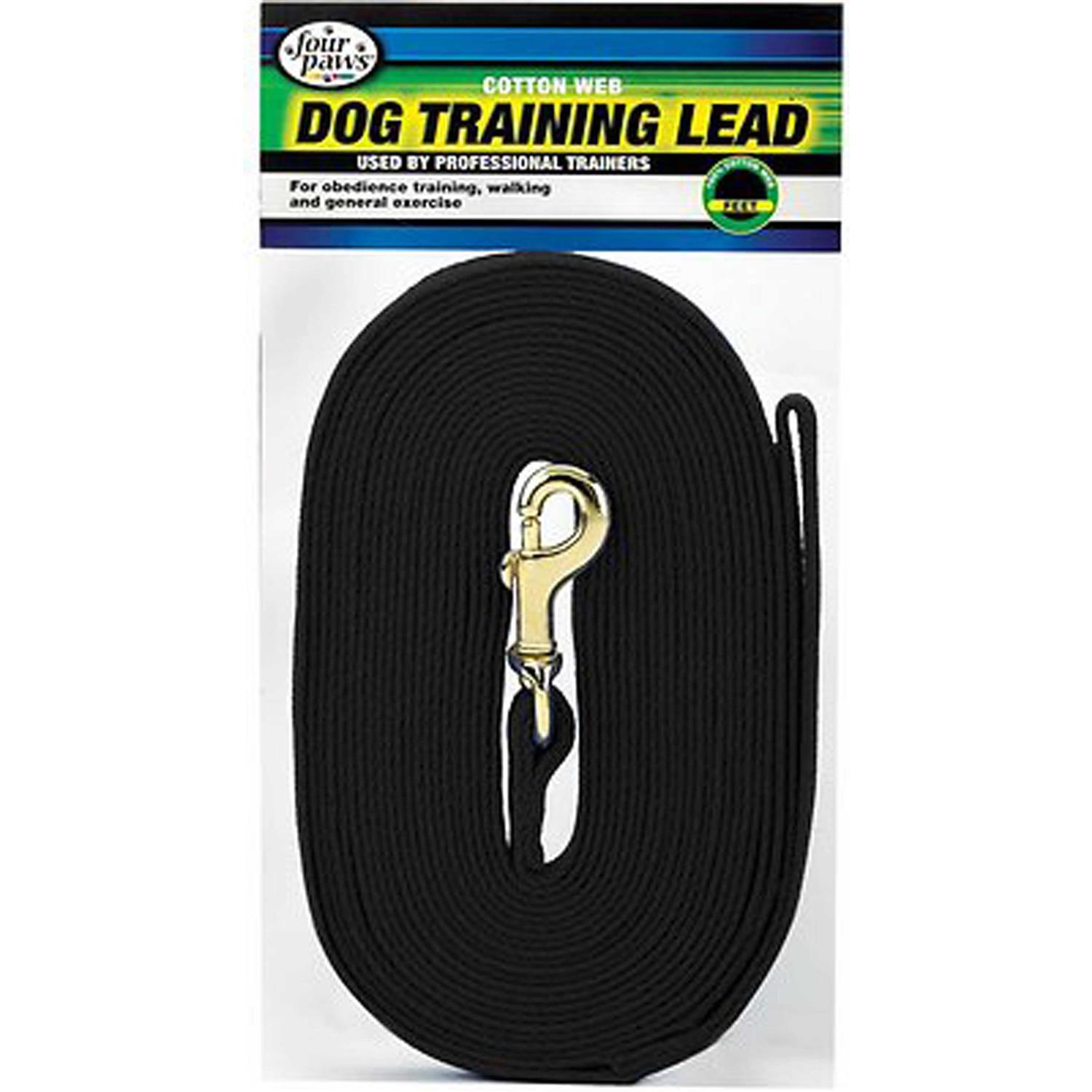 Four Paws Cotton Web Dog Training Lead - Healthber