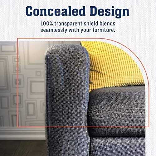 Stelucca Amazing Shields Cat Scratch Deterrent 6-Pack, 17-inch x 12-inch Furniture Protectors from Cats for Couch - Healthber