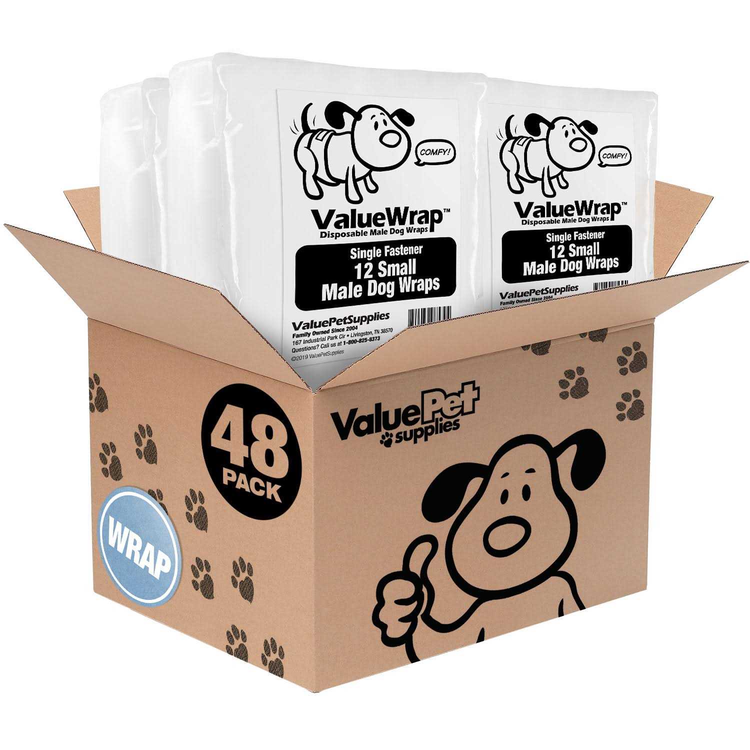 ValueWrap Male Wraps Disposable Dog Diapers - Healthber