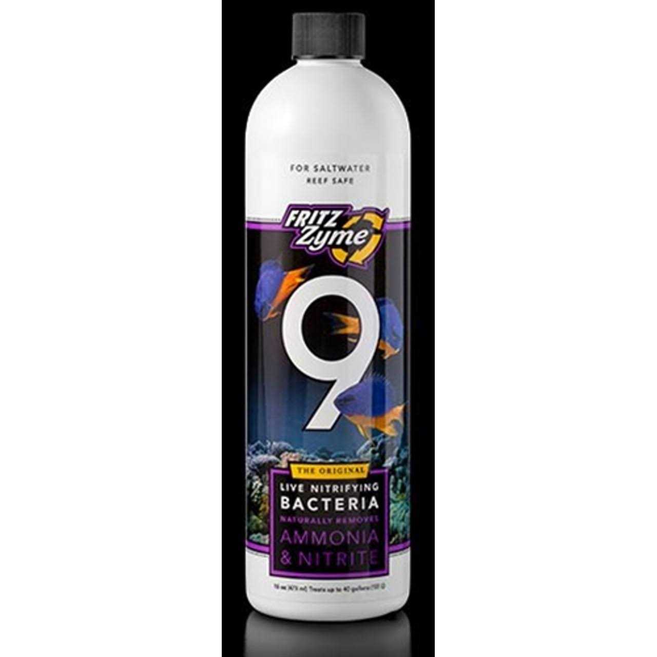 Fritz Aquatics FritzZyme 9 Saltwater Nitrifying Bacteria 32 oz - Healthber