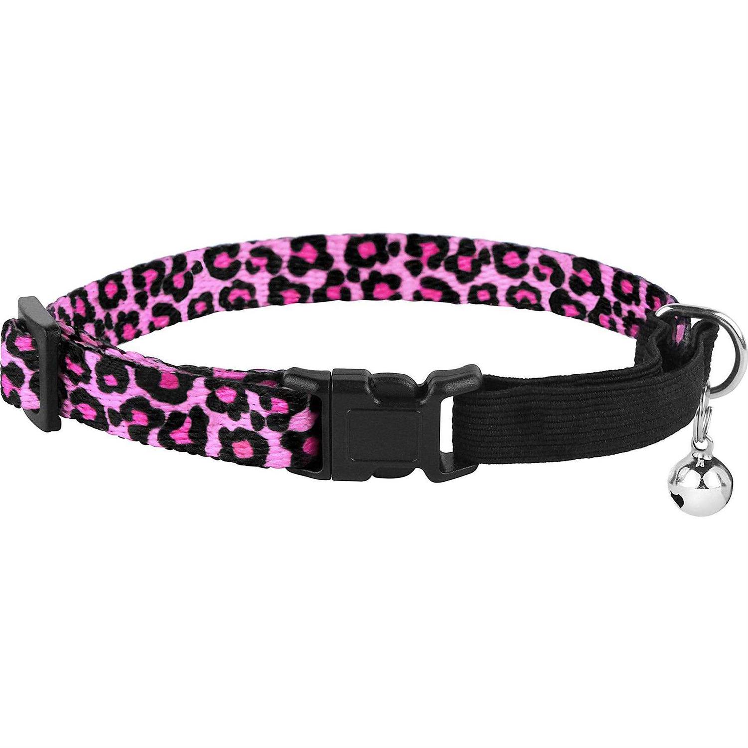 CollarDirect Breakaway Cat Collar Print Safety Collars for Cats Kitten with Bell Elastic Strap Adjustable Size 7-11 Inch - Healthber