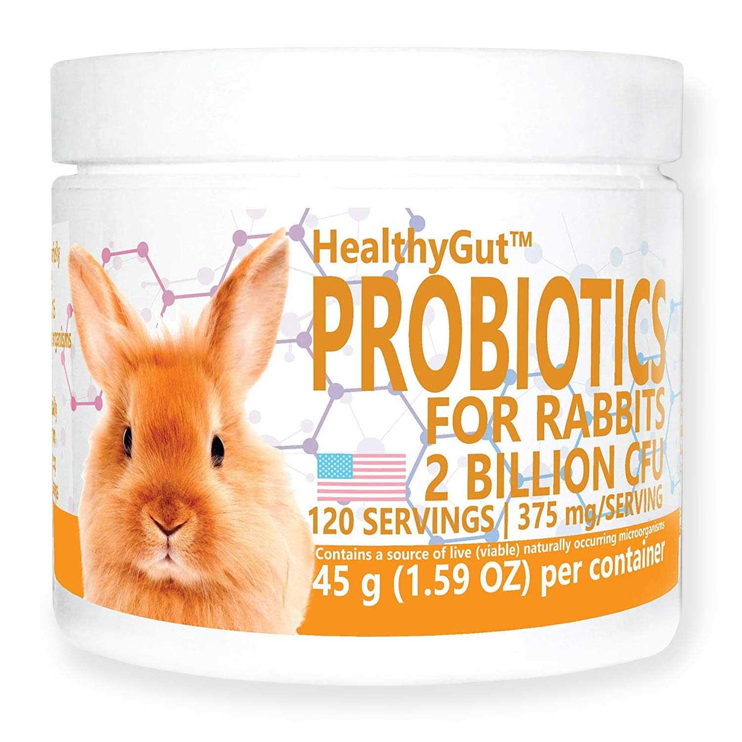 Equa Holistics HealthyGut Probiotics Rabbit Supplement - Healthber