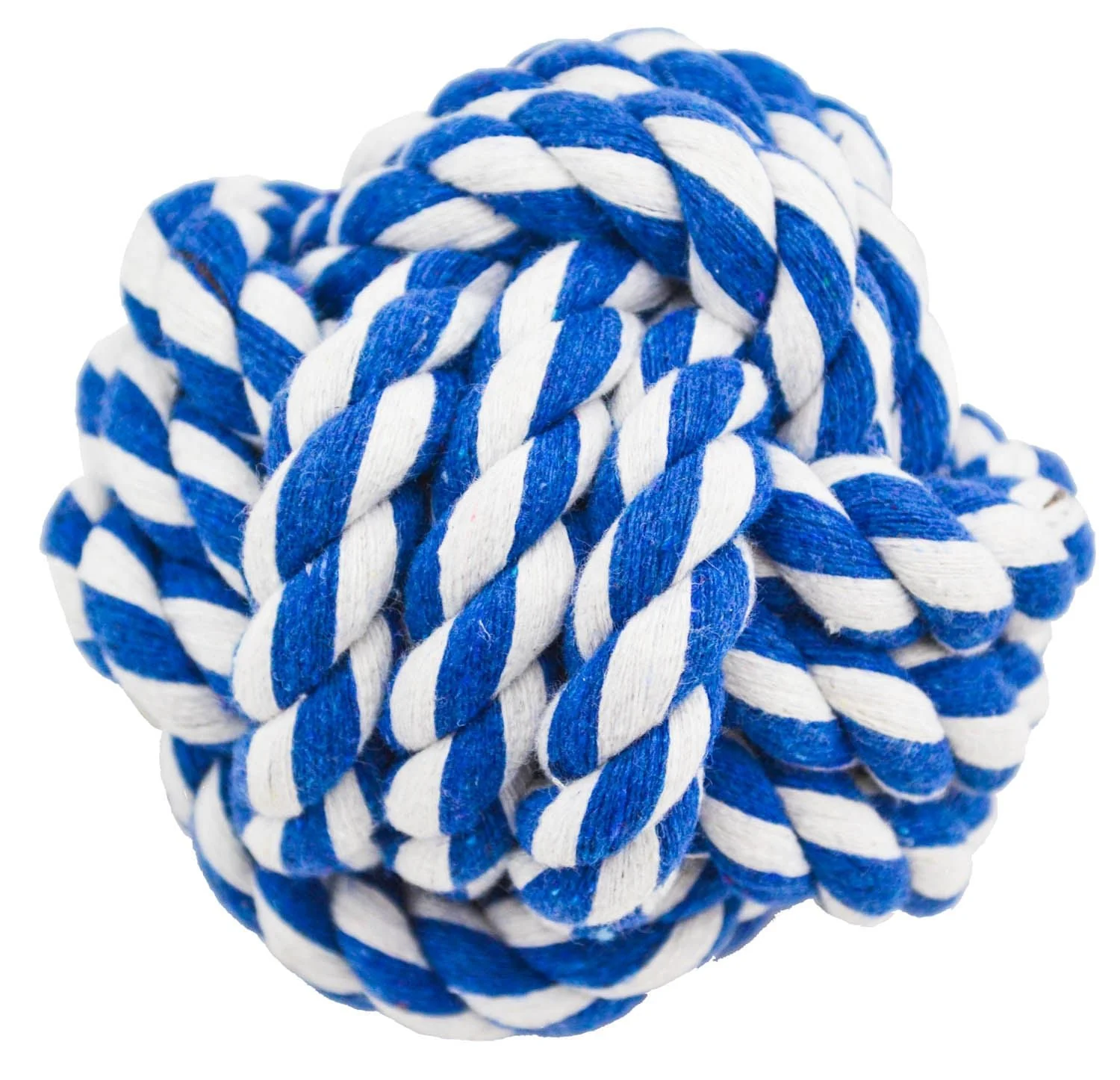 Rugged Rope 100% Cotton Ball Dog Toy - Healthber