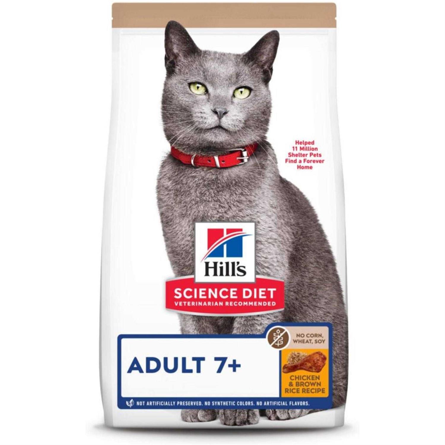 Hill’s Science Diet 7+ No Wheat Corn Soy Cat Food - Healthber