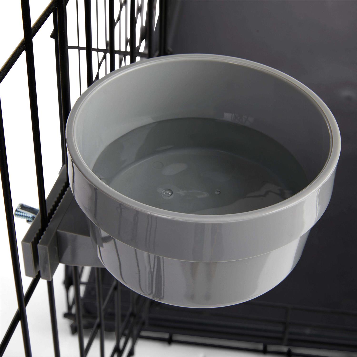 EveryYay Food & Water Grey Dog Crock - Healthber