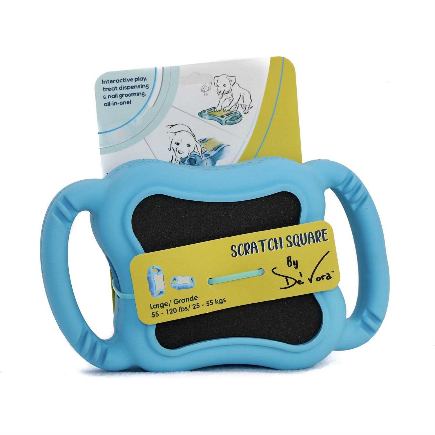de’ Vora Scratch Square Dog & Cat Grooming Toy - Healthber