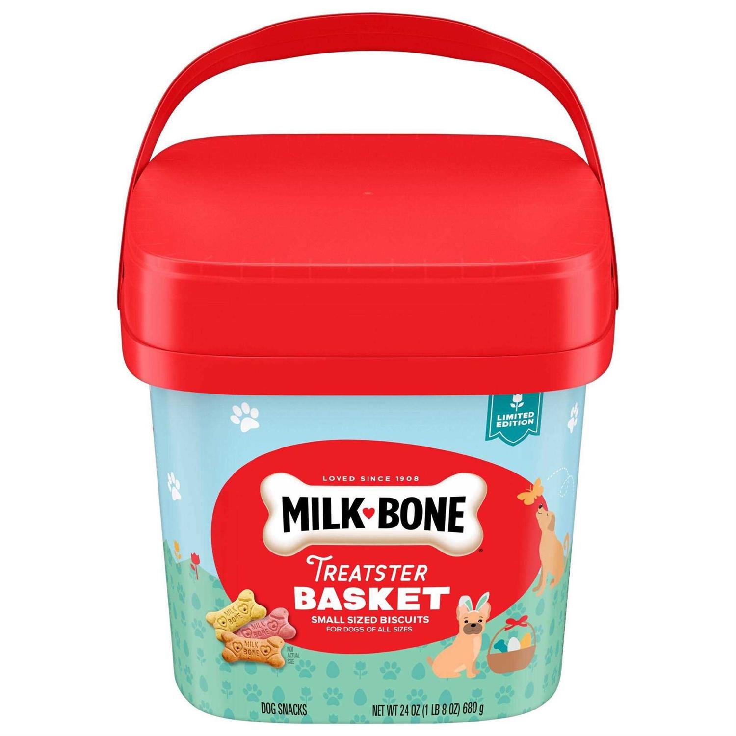 Milk-Bone Small Sized Dog Biscuits Treatster Basket - Healthber
