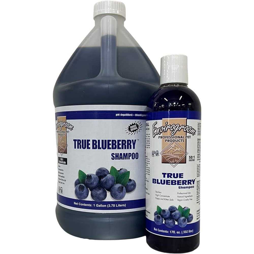 Envirogroom True Blueberry Dog Cat Horse & Small Pet Shampoo 50:1 - Healthber