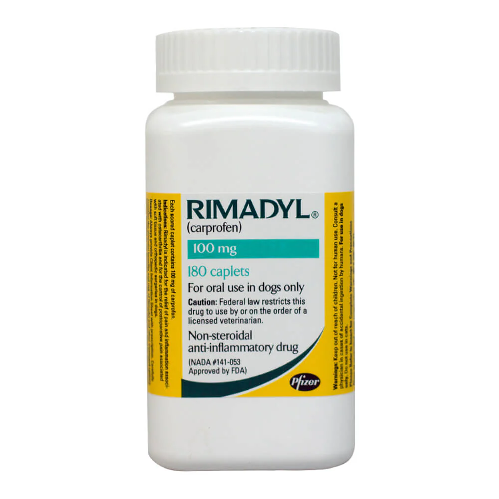 Rx Rimadyl (carprofen) Caplets for Dogs - Healthber
