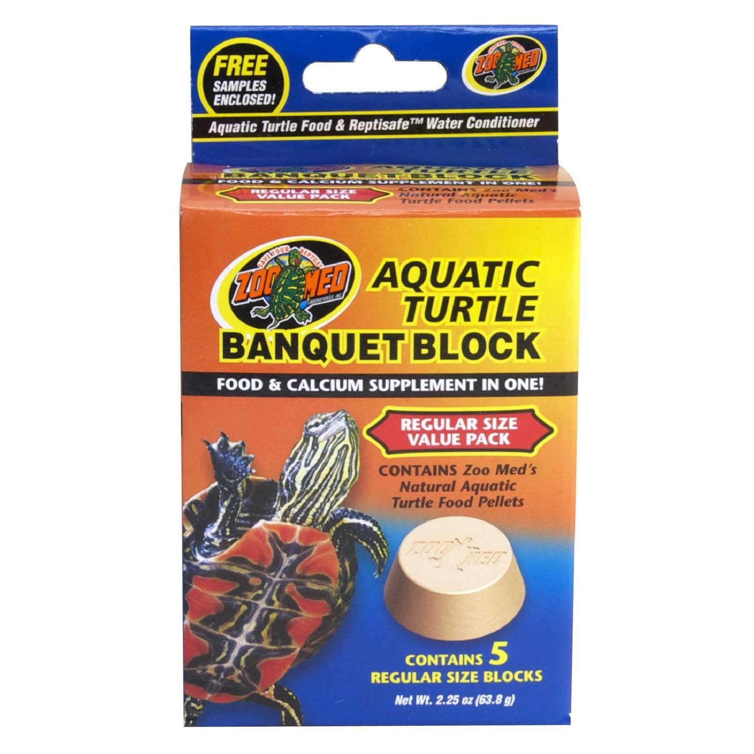 Zoo Med Aquatic Turtle Banquet Block - Healthber