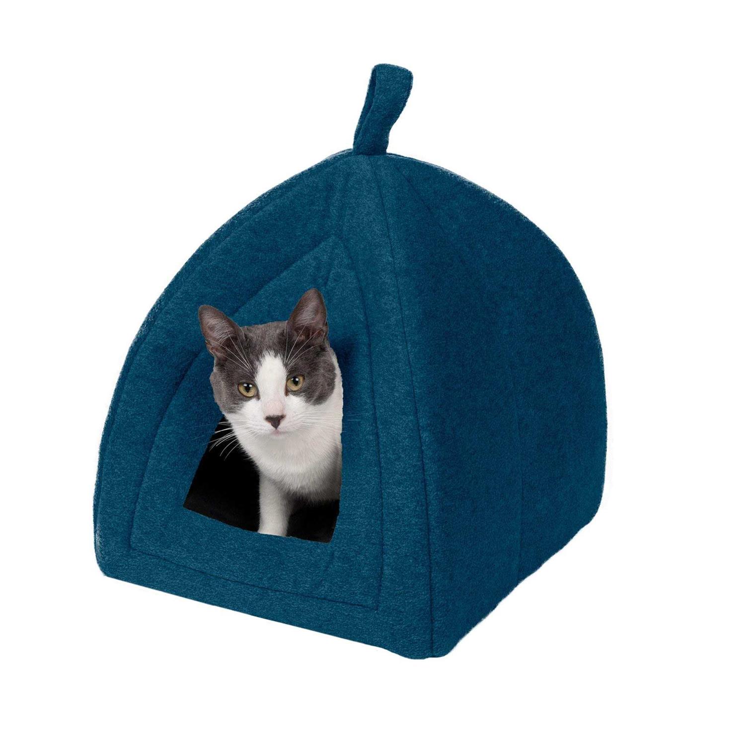 FurHaven Fleece Pet Bed Tent - Healthber