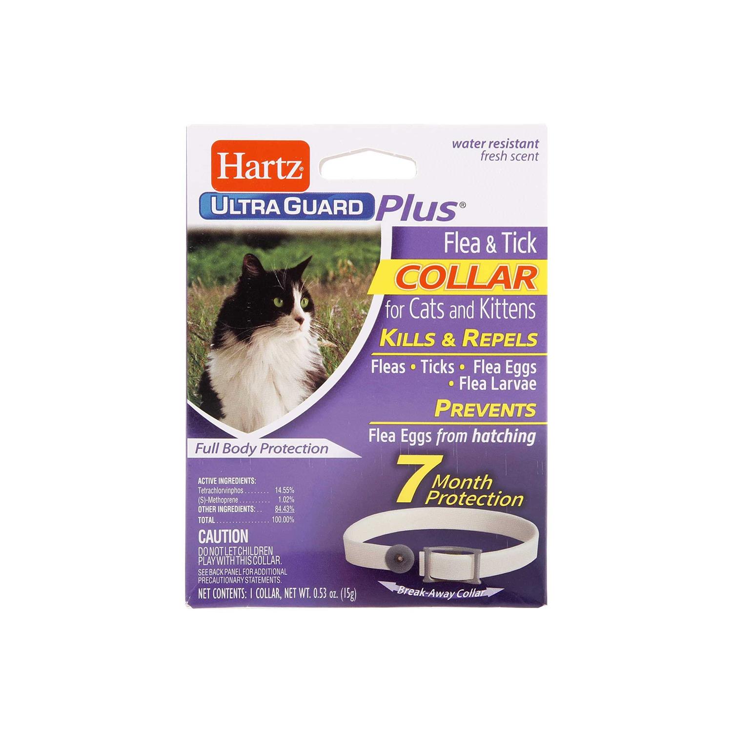 Hartz Ultra Guard Plus Flea & Tick Collar for Cats & Kittens - Healthber
