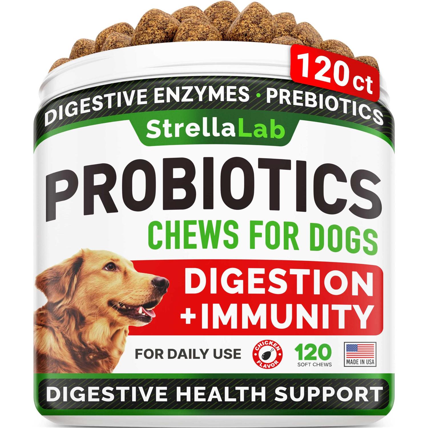 StrellaLab Probiotics for Dogs - Healthber