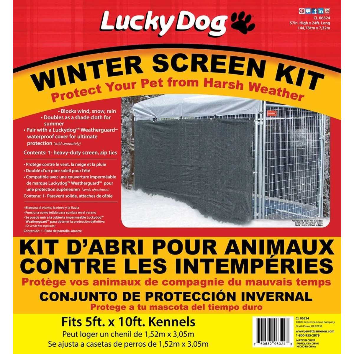 Lucky Dog Winter/Shade Screen Side Cloth - Healthber