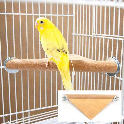 Polly’s Pet Products SANDY Lazy Loft CORNER Perch-SMALL - Healthber