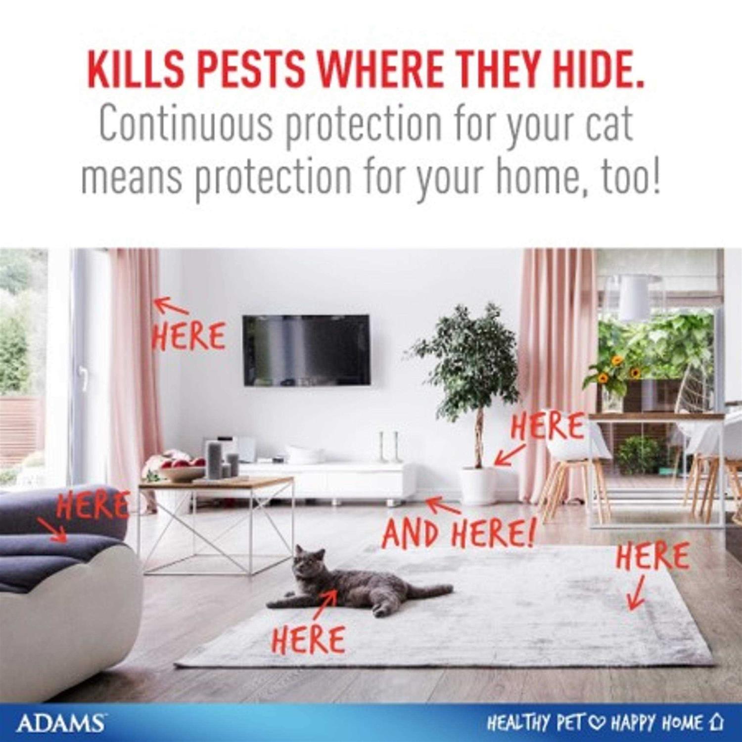 Adams Flea and Tick Spray for Cats - Healthber