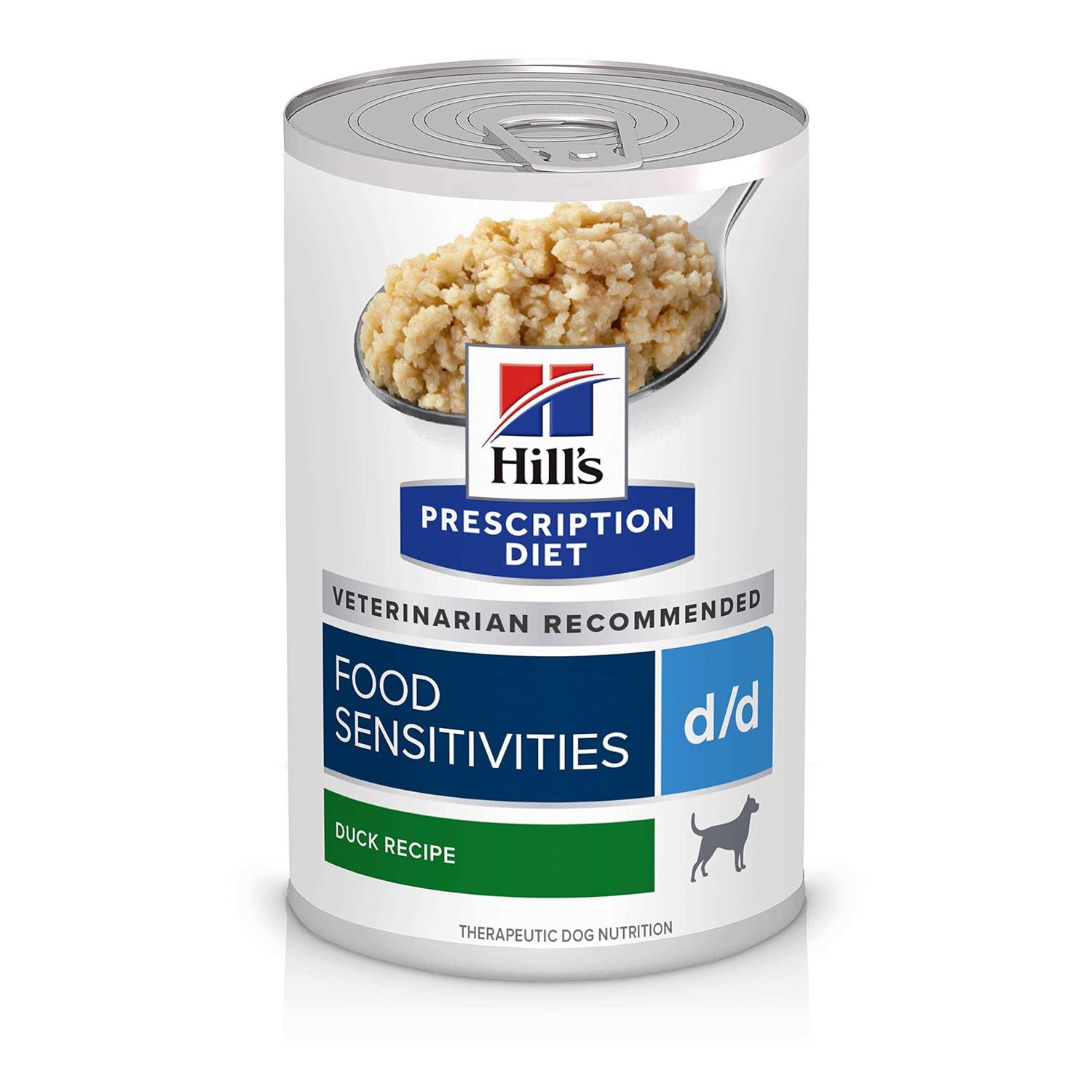 Hill’s Prescription Diet d/d Skin/Food Sensitivities Duck Formula Canned Dog Food - Healthber