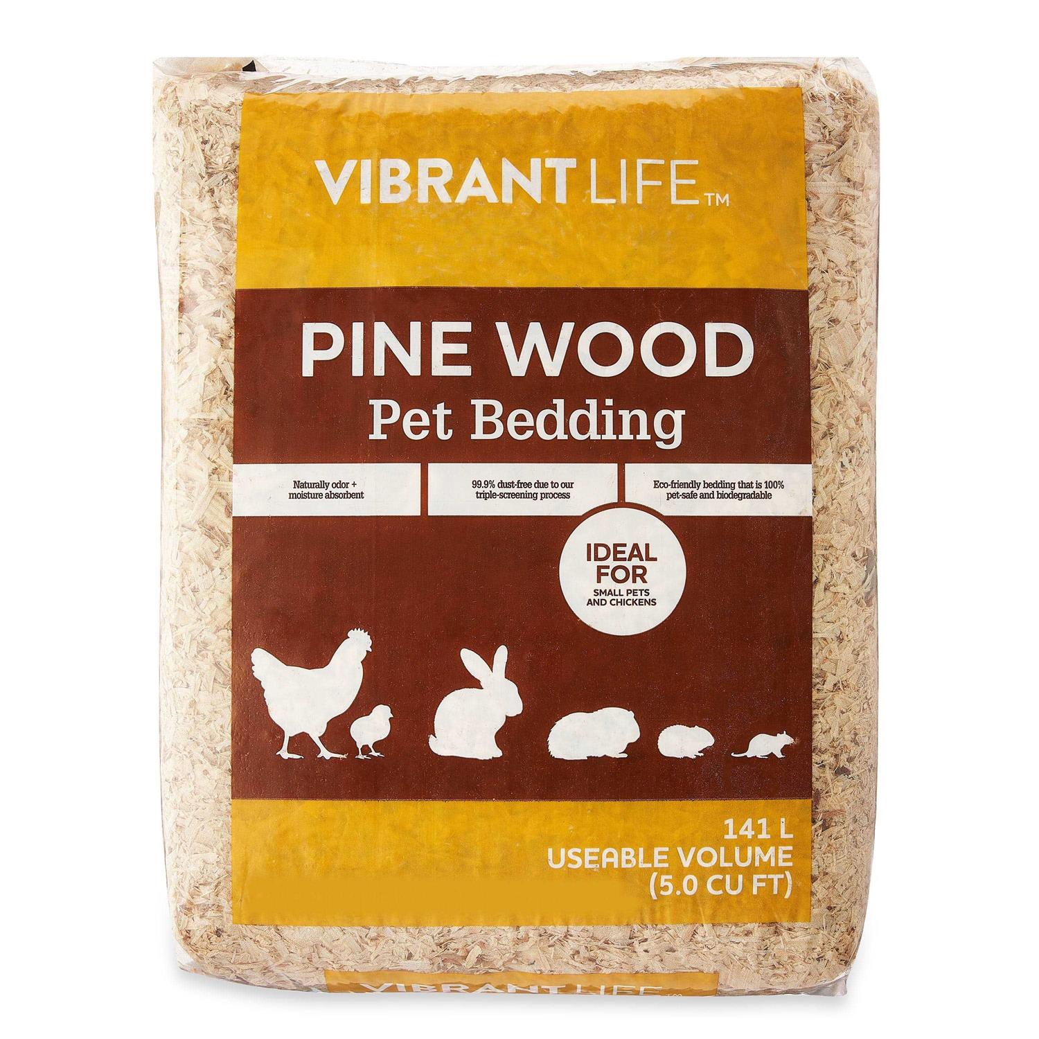 Vibrant Life Pine Wood Pet Bedding - Healthber