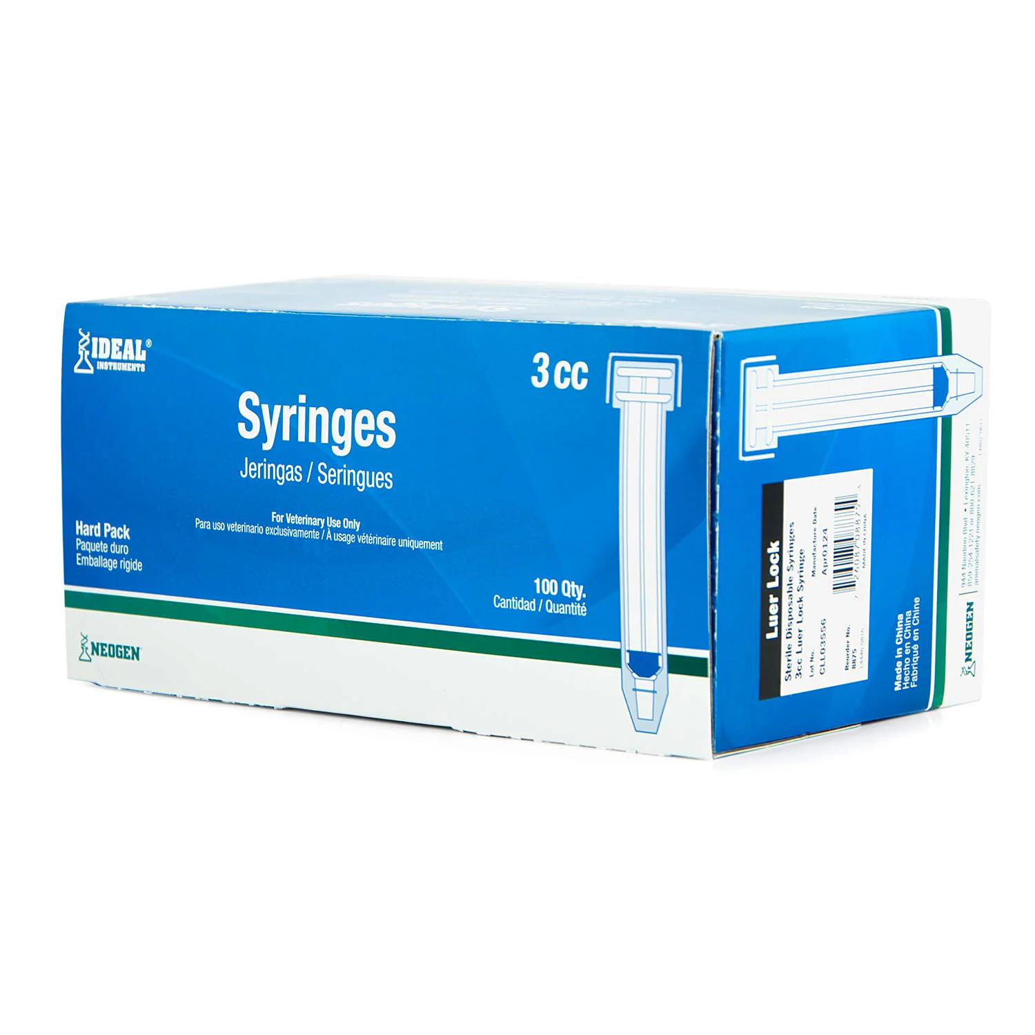 Ideal Luer Lock Syringes, Boxes - Healthber