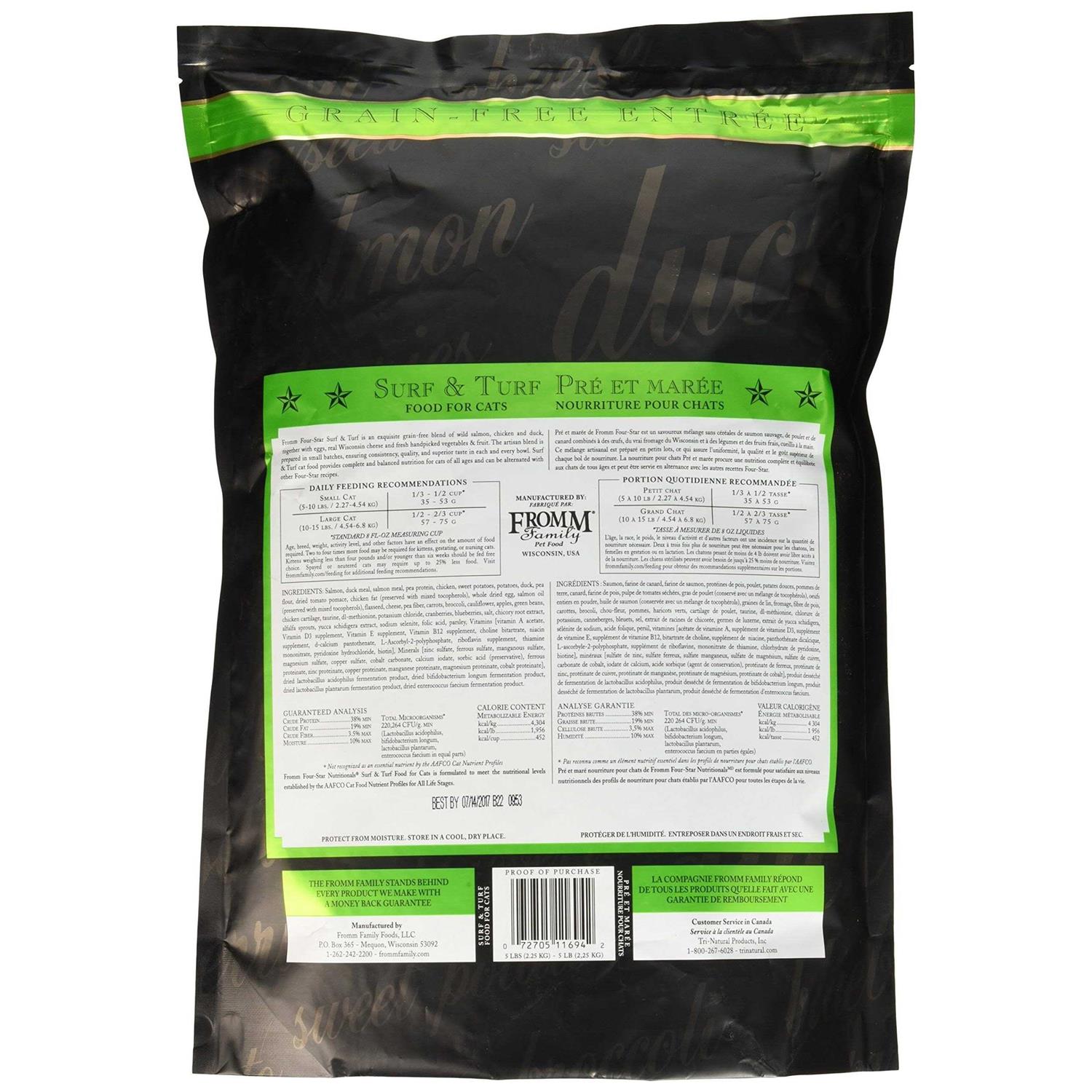 Fromm Four Star Surf Turf Cat Food - Healthber