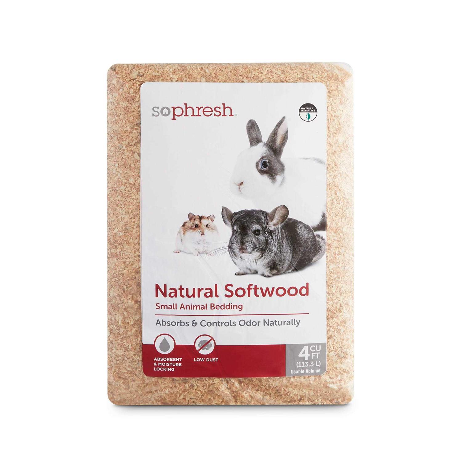 So Phresh Natural Softwood Small Animal Bedding - Healthber
