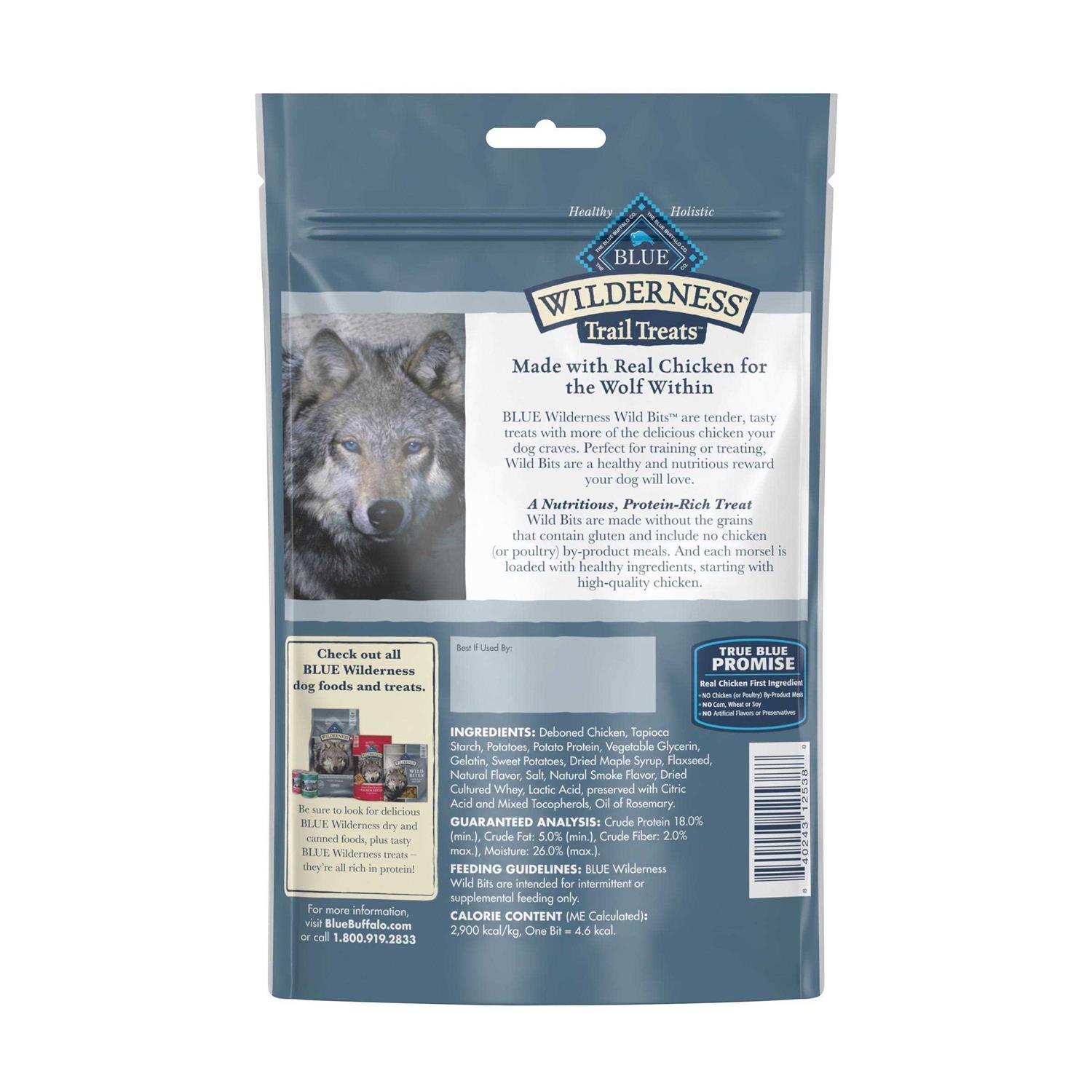 Blue Buffalo Wilderness Trail Treats Wild Bits Dog Treats - Healthber