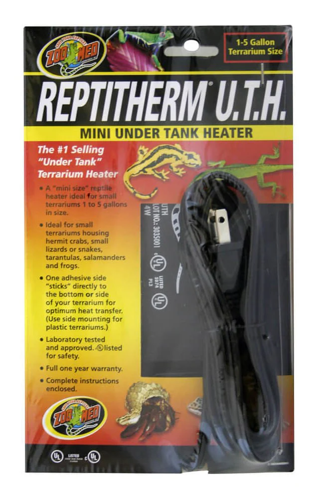 Zoo Med Reptitherm Mini Under Tank Heater - Healthber