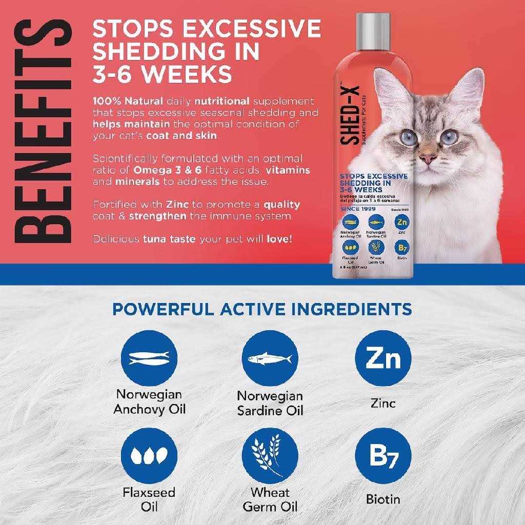 Shed-X Supplement for Cats - Healthber