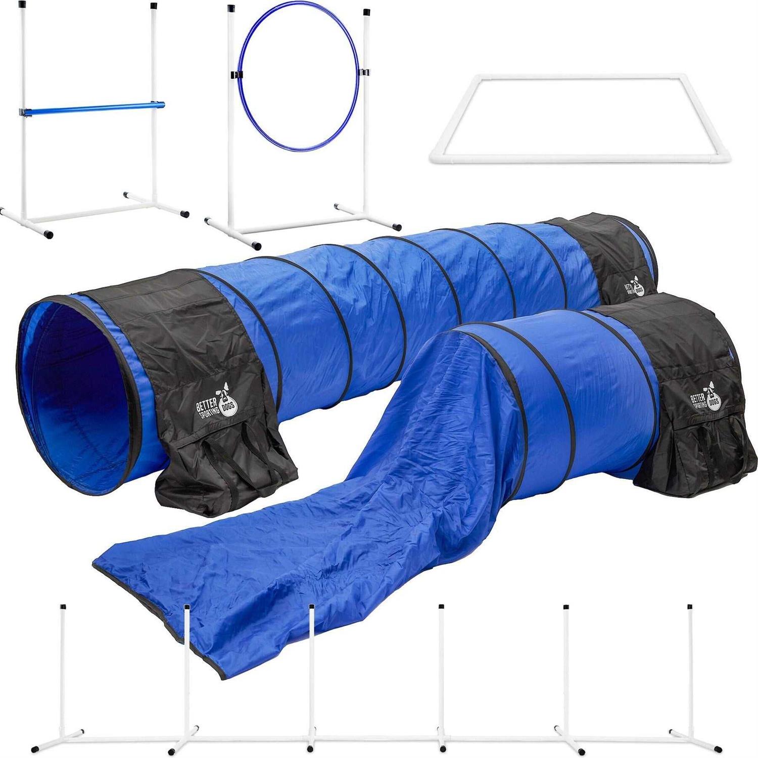 Better Sporting Dogs 7 Piece Deluxe Dog Agility Equipment Set 0219B - Healthber
