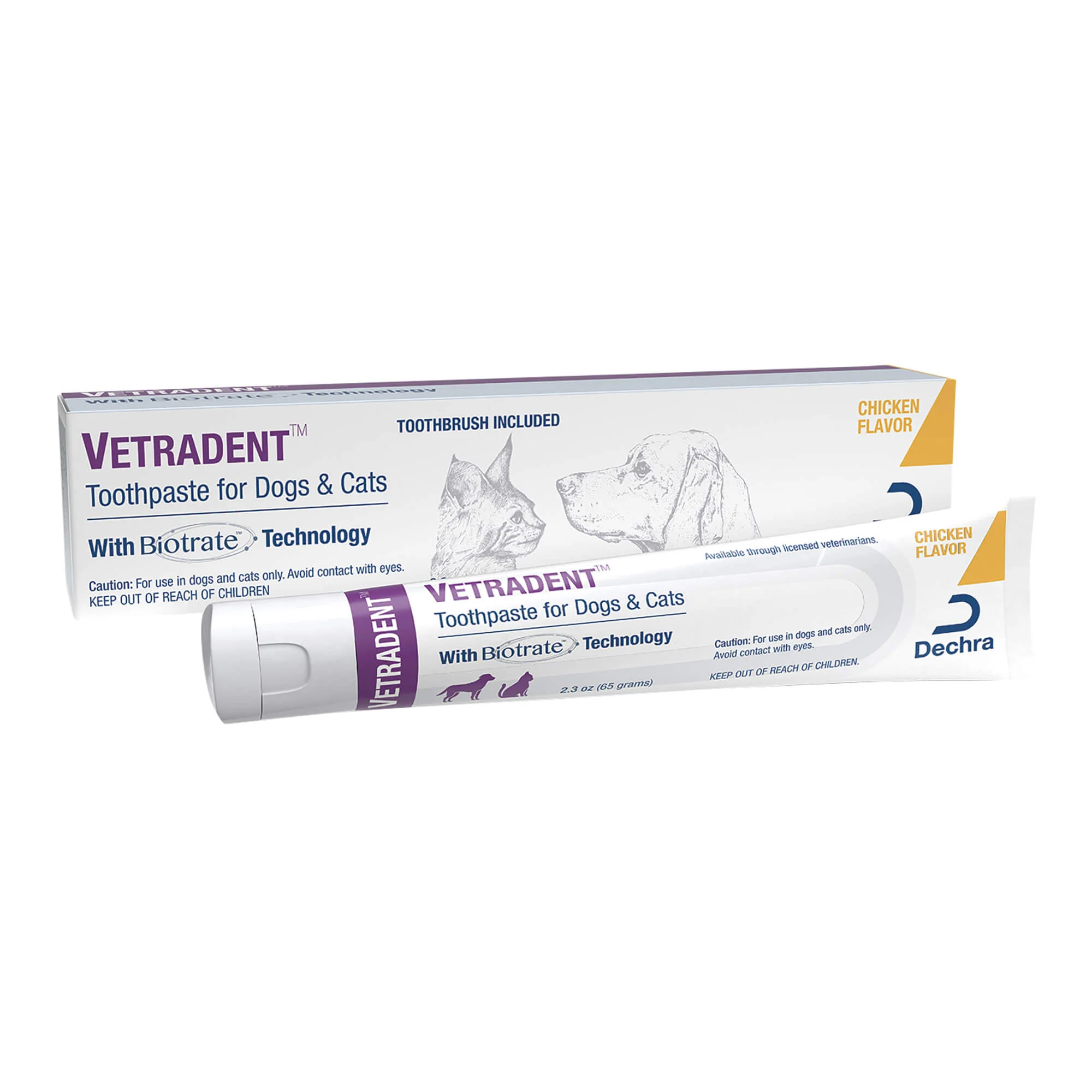 Vetradent Toothpaste with Double-Sided Toothbrush, 2.3 oz - Healthber