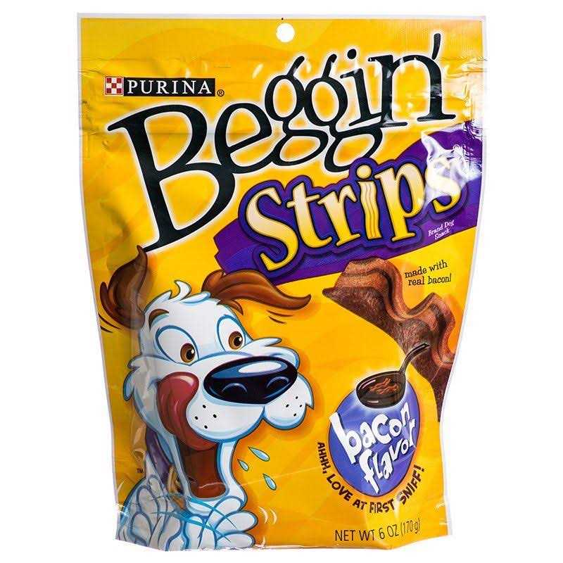 Purina Beggin Bacon Strips Dog Treats - Healthber