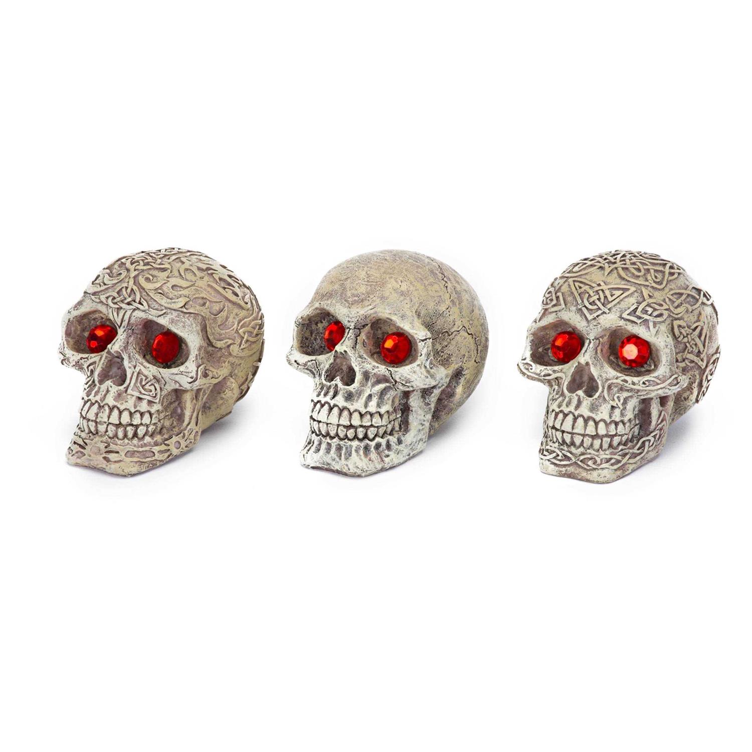 Penn Plax Deco-Replicas Skull Gazer Ornament Assorted Styles - Healthber
