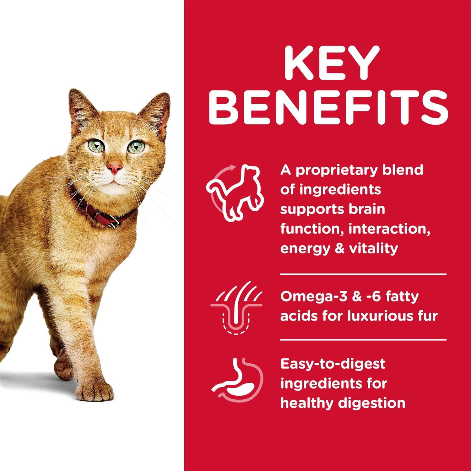 Hill’s Science Diet Adult 7+ Senior Vitality Dry Cat Food - Healthber