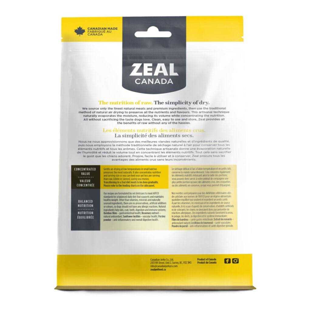Zeal Canada Gently Air-Dried Recipe Grain-Free Dog Food - Healthber