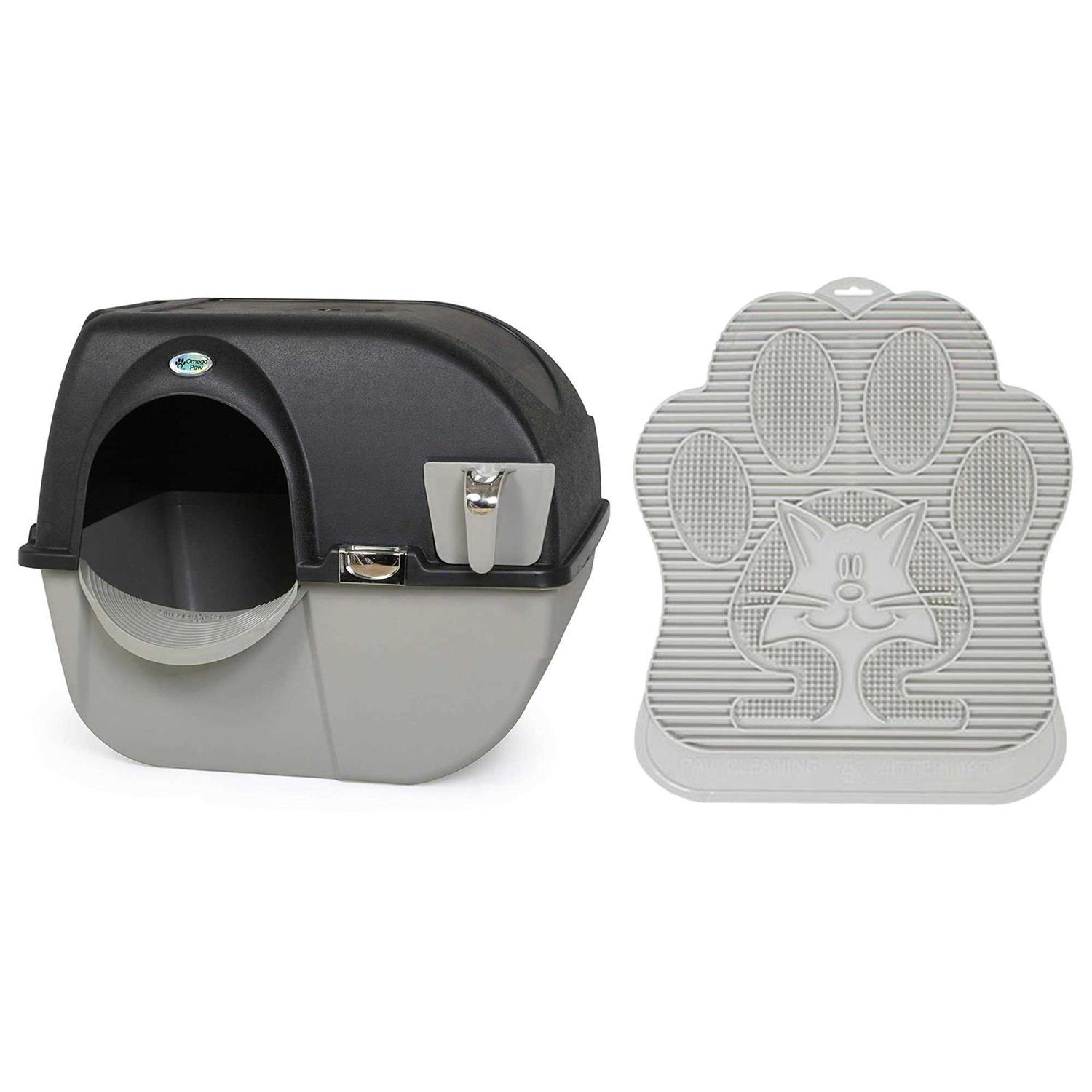 Omega Paw Roll ‘N Clean Self Cleaning Litter Box - Healthber