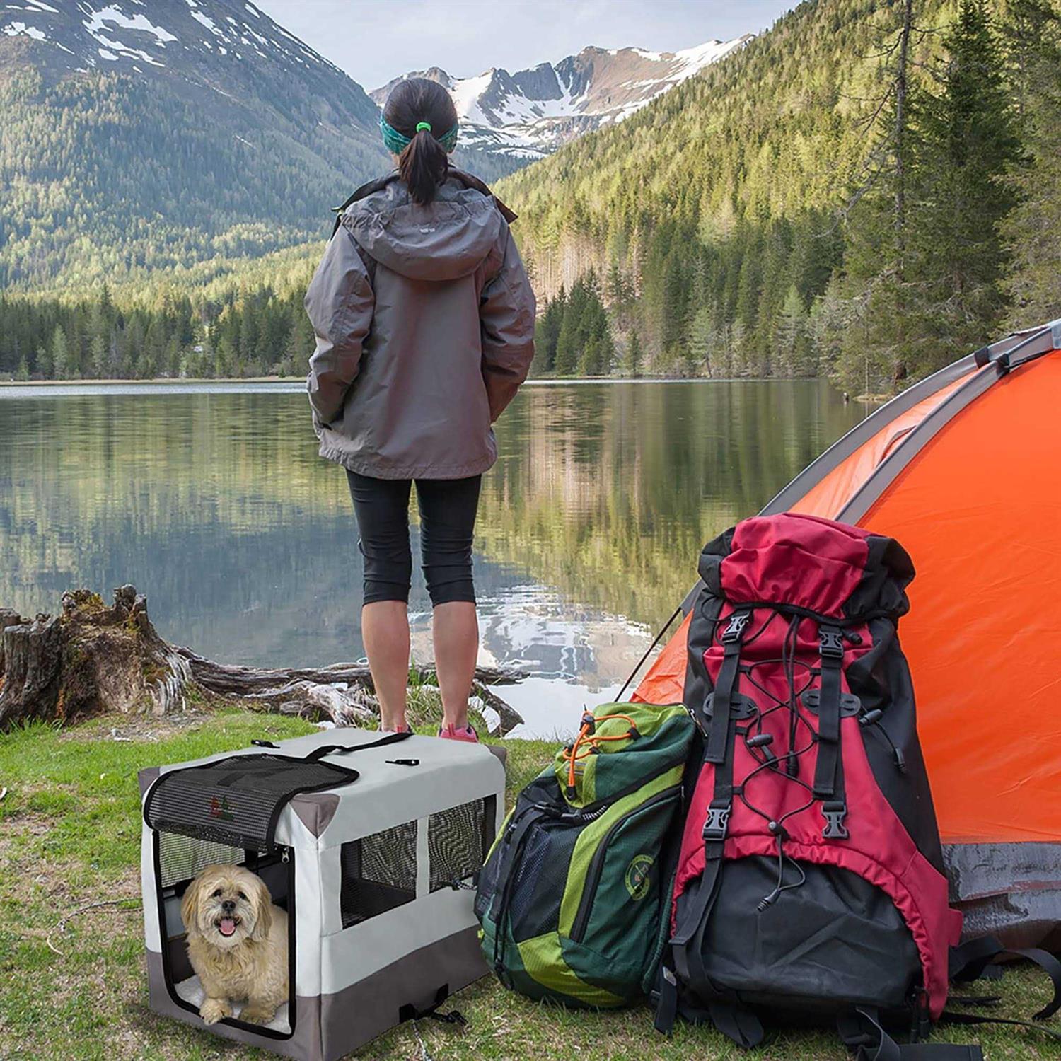 Midwest Canine Camper Sportable Crate - Healthber