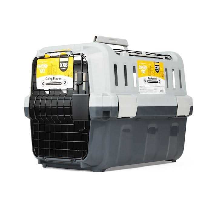 EveryYay Going Places Grey 2-Door Pet Kennel - Healthber