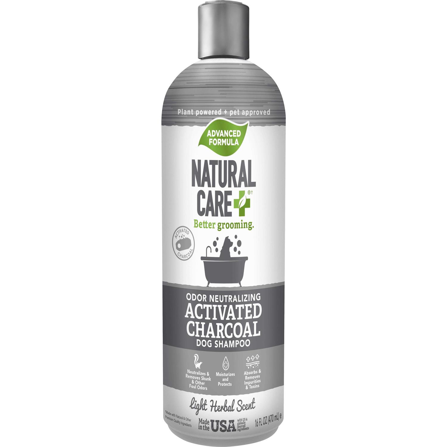 Natural Care Oder Neutralizing Activated Charcoal Shampoo for Dogs - Healthber