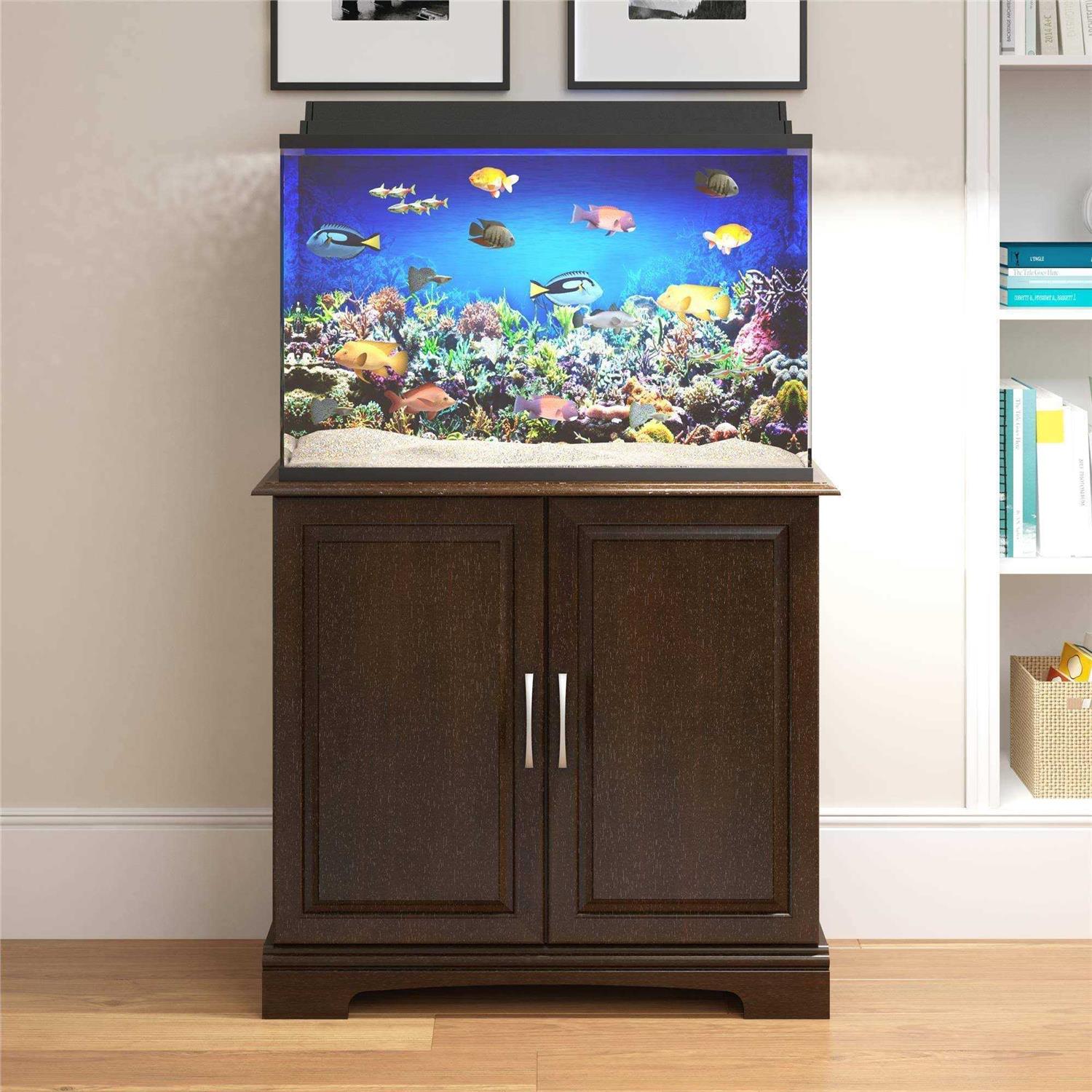 Ollie & Hutch Flipper Harbor 29-37 Gallon Aquarium Stand - Healthber