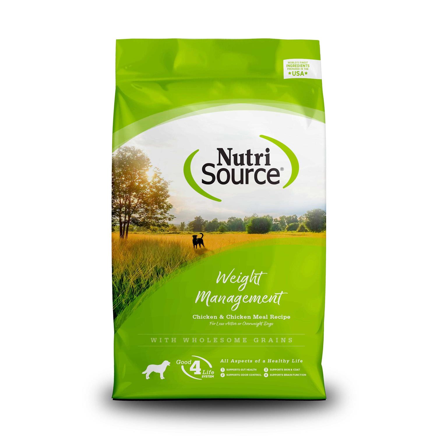 NutriSource Chicken Weight Management Dry Dog Food - Healthber