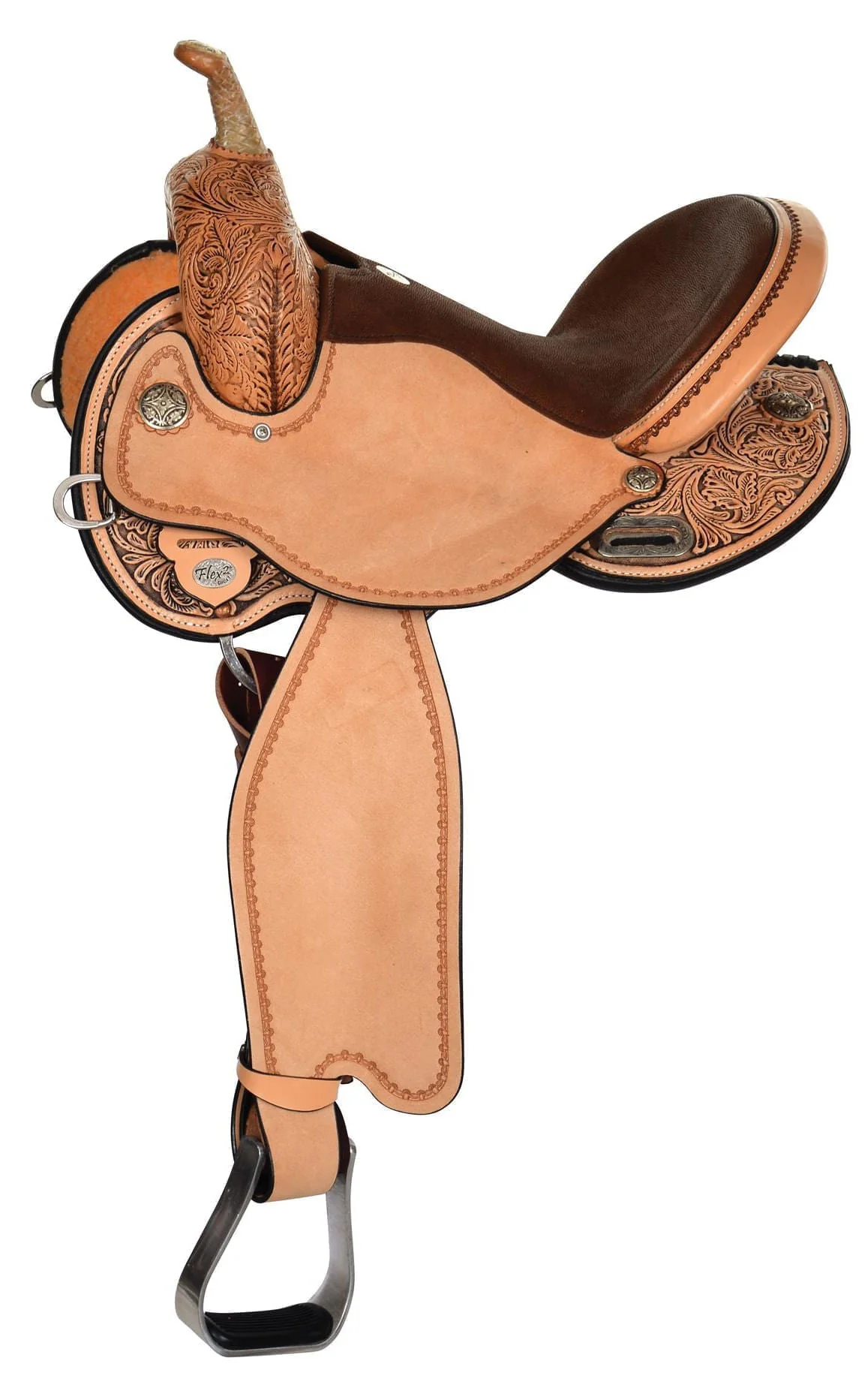 Kelly Kaminski Swift Flex2 Barrel Saddle, Regular, Antique - Healthber