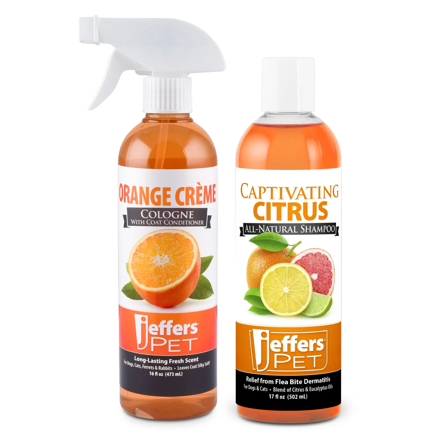 Dreamy Oranges Pet Shampoo & Cologne, 2 Piece Kit - Healthber