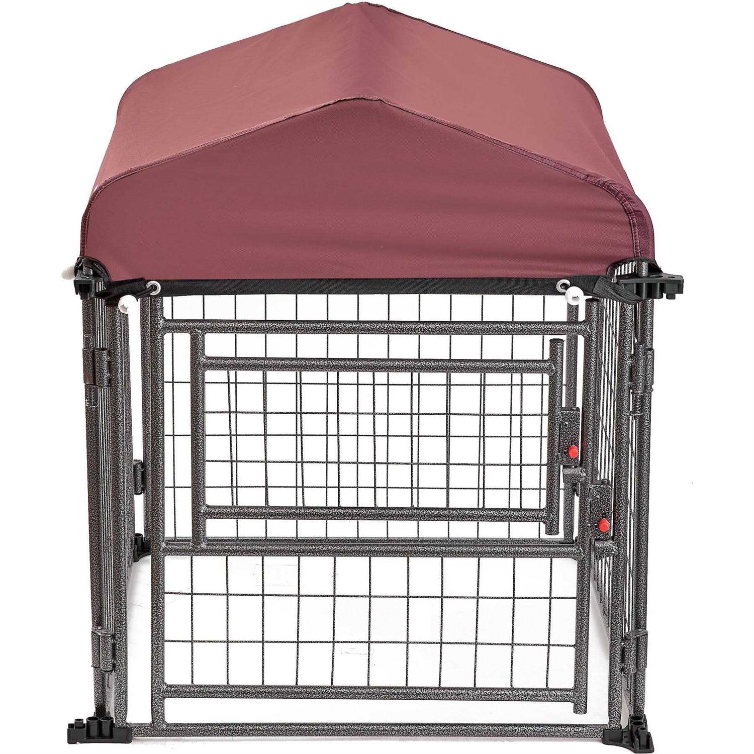 Two by Two 2 x 2 x 3 Hangout Expandable Kennel - Healthber