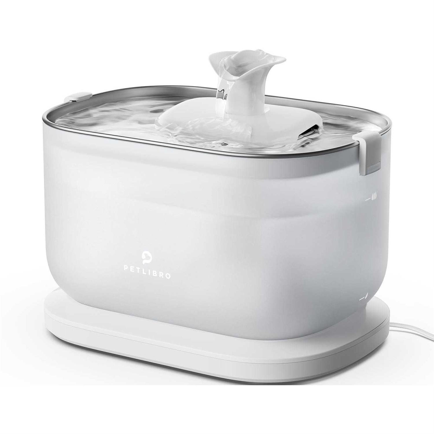 PETLIBRO Cat Water Fountain with Wireless Pump 2.5L/84oz Dockstream Automatic Pet Water Fountain - Healthber